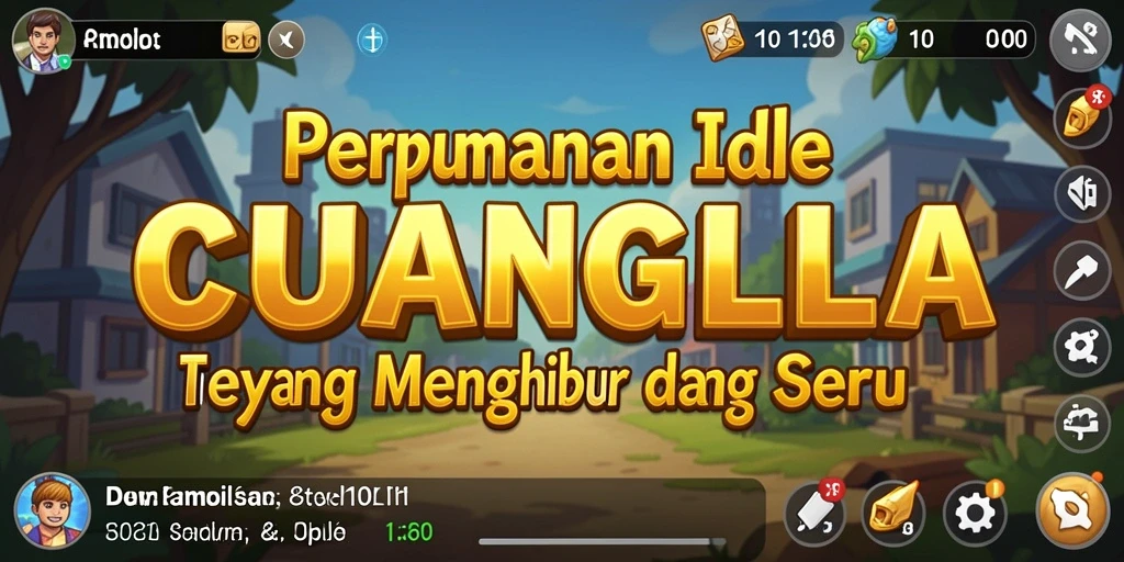 Screenshot CUANGILA menampilkan gameplay Idle yang seru dan menawan.