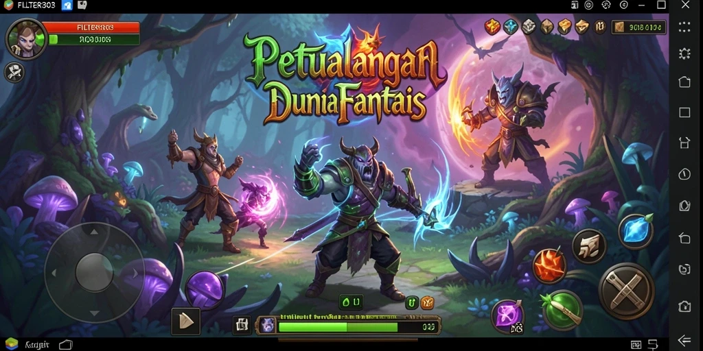 Menampilkan gameplay seru dan grafis memukau dalam FILTER303.