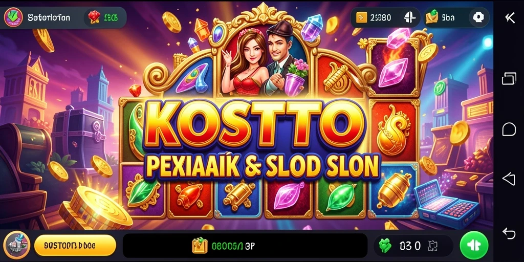 Tangkapan layar gameplay KOSTOTO menampilkan keseruan permainan Slot.