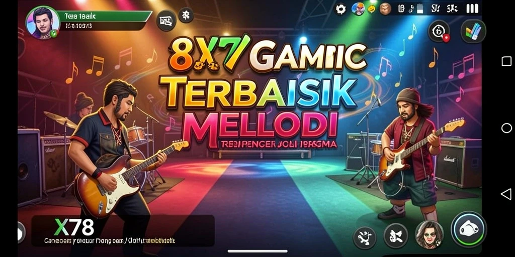 Tampilan gameplay X78 yang dinamis dan penuh warna.